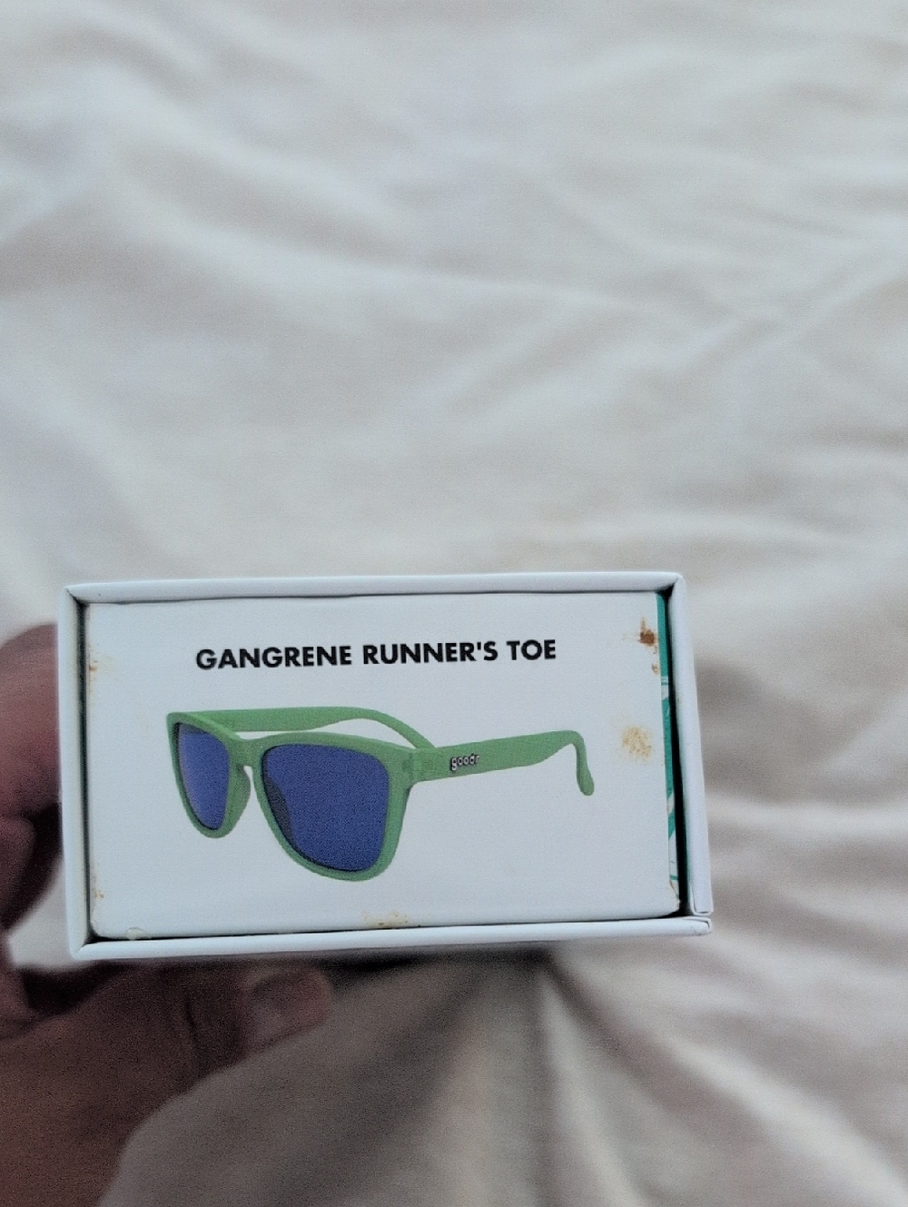 Gangrene Runner's Toe Green Sunglasses - Women's Fashion Shades
